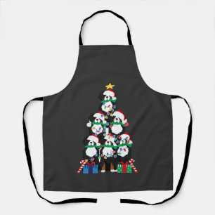 Bernese Mt Dog Puppy Christmas Tree Classic T-Shir Apron