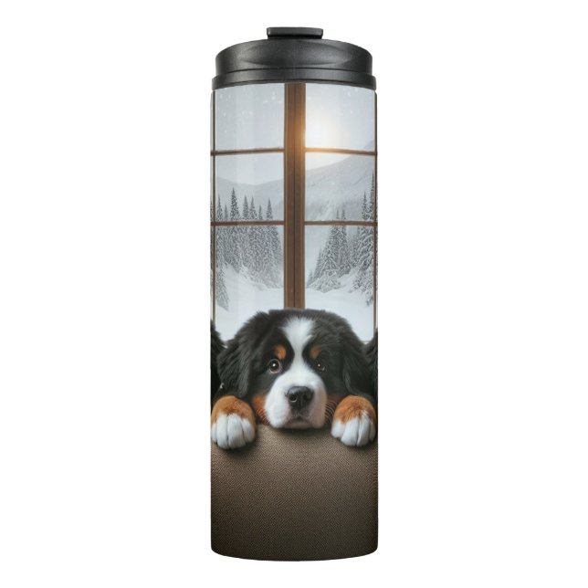 Bernese Mtn dog Tumbler (Front)