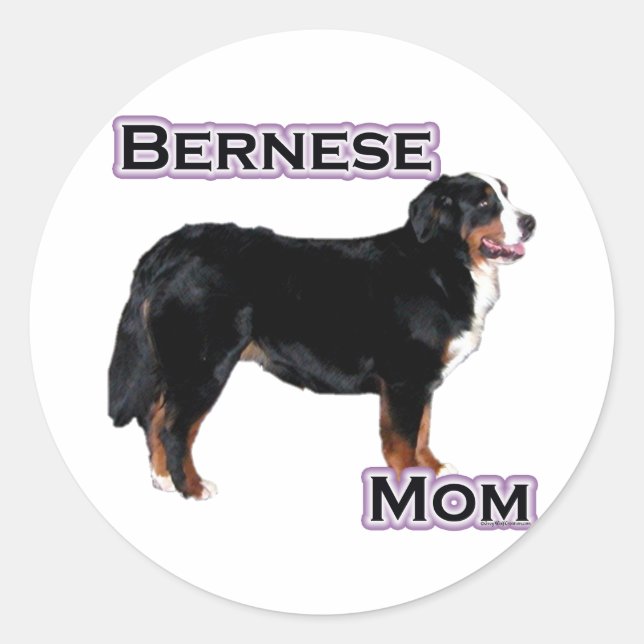 Bernese Mum 4 - Sticker (Front)