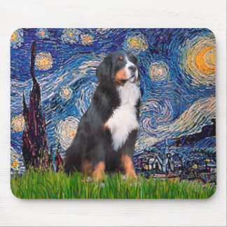 Bernese - Starry Night Mouse Mat