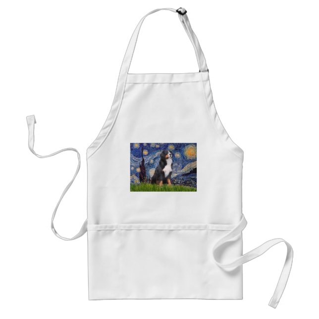 Bernese - Starry Night Standard Apron (Front)
