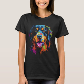 Bernese tendon dog walking pet fan T-Shirt