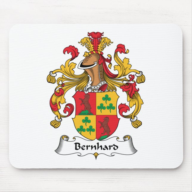 Bernhard Family Crest Mouse Mat (Front)