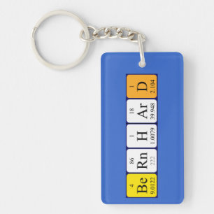 Bernhard periodic table name keyring