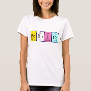 Bernice periodic table name shirt