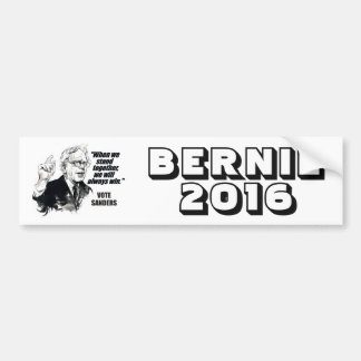 Bernie 2016 bumper sticker