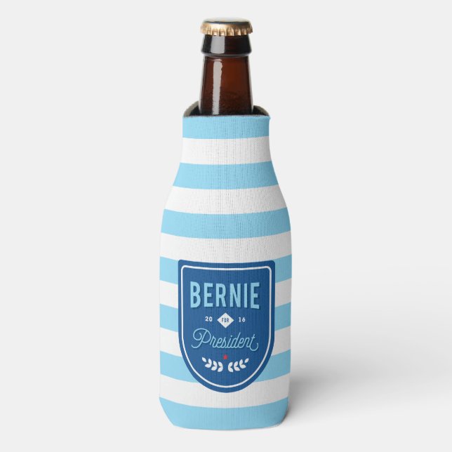 Bernie for President Bottle Cooler (Bottle Front)