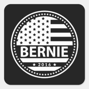 Bernie For President Square Sticker