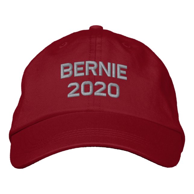 BERNIE SANDEERS FOR PRESIDENT 2020 EMBROIDERED HAT (Front)