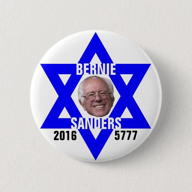 Bernie Sander for President 6 Cm Round Badge (Front)