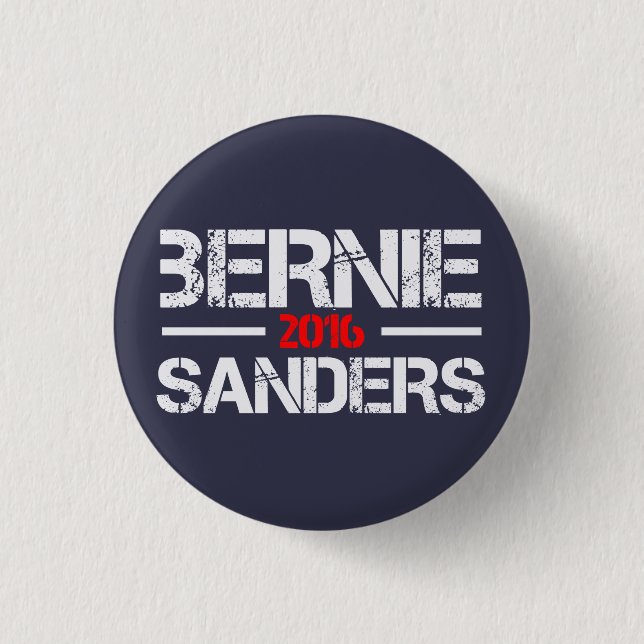 Bernie Sanders 2016 3 Cm Round Badge (Front)