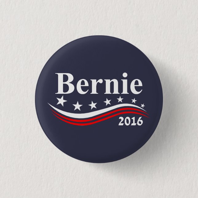 Bernie Sanders 2016 3 Cm Round Badge (Front)