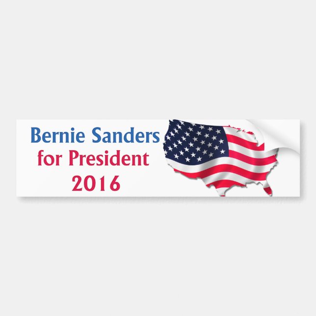 Bernie Sanders 2016 Bumper Sticker (Front)