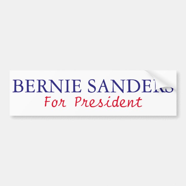 Bernie Sanders 2016 Bumper Sticker (Front)