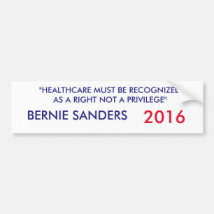 Bernie Sanders 2016 Bumper Sticker