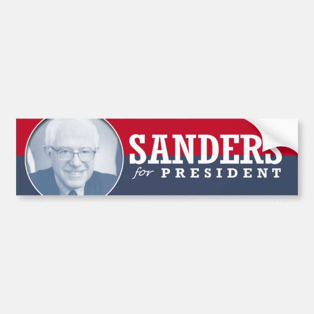 BERNIE SANDERS 2016 BUMPER STICKER (Front)
