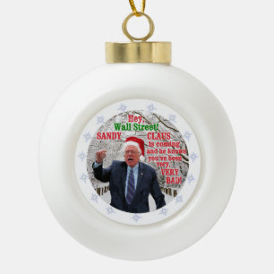 Bernie Sanders 2016 Ceramic Ball Christmas Ornament