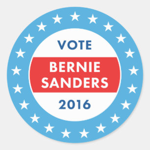 Bernie Sanders 2016 Classic Round Sticker