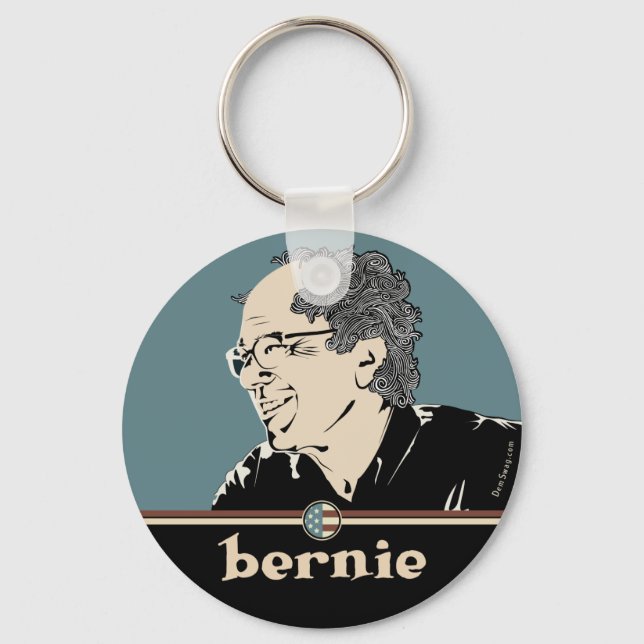 Bernie Sanders 2016 Key Ring (Front)