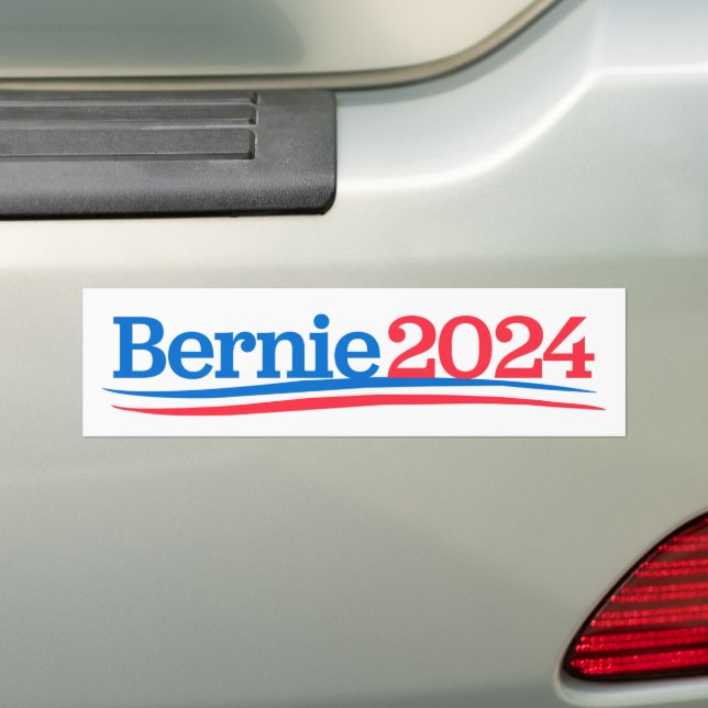 Bernie Sanders 2024 Bernie 2024 Bumper Sticker (On Car)