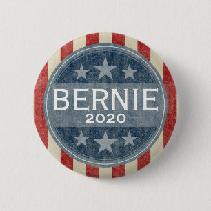 Bernie Sanders 202 - CAN CHANGE YEAR 6 Cm Round Badge