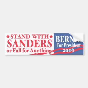 Bernie Sanders 4 President 2016 Bumper Sticker
