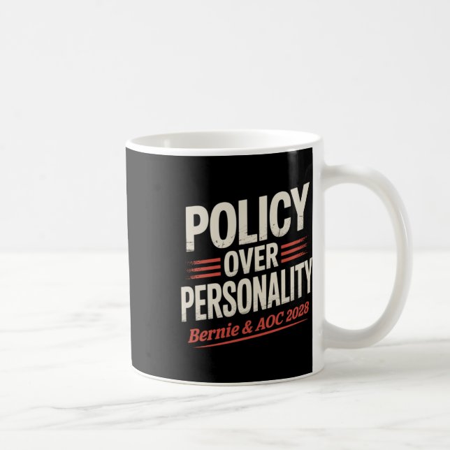 Bernie Sanders And Aoc 2028 For President Campaign Coffee Mug (Right)
