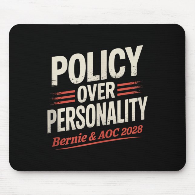 Bernie Sanders And Aoc 2028 For President Campaign Mouse Mat (Front)