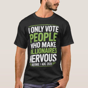 Bernie Sanders And Aoc 2028 For President Campaign T-Shirt