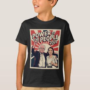 Bernie Sanders And Aoc 2028 Presidential Campaign T-Shirt