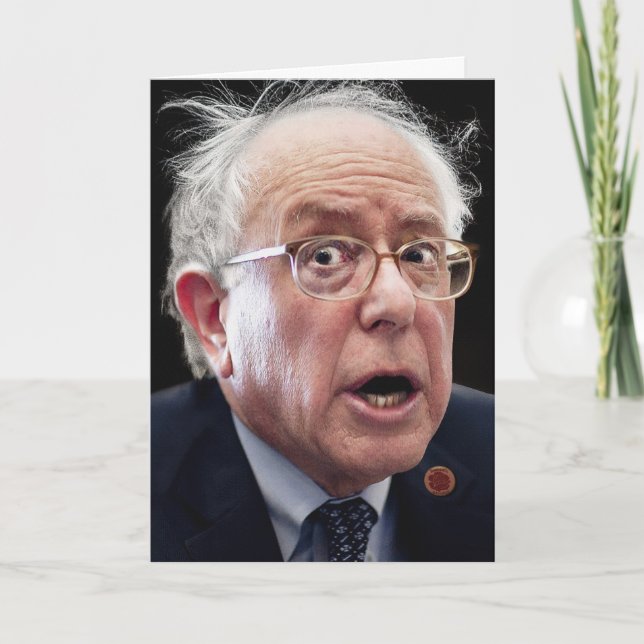 Bernie Sanders Birthday Card (Front)