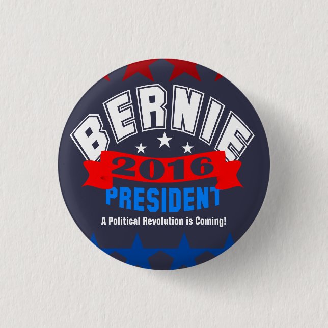 Bernie Sanders Campaign 3 Cm Round Badge (Front)