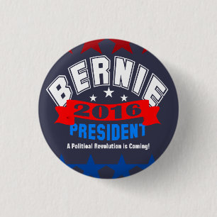 Bernie Sanders Campaign 3 Cm Round Badge