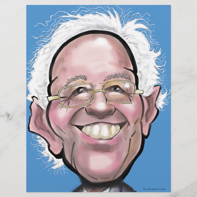Bernie Sanders Caricature (Front)