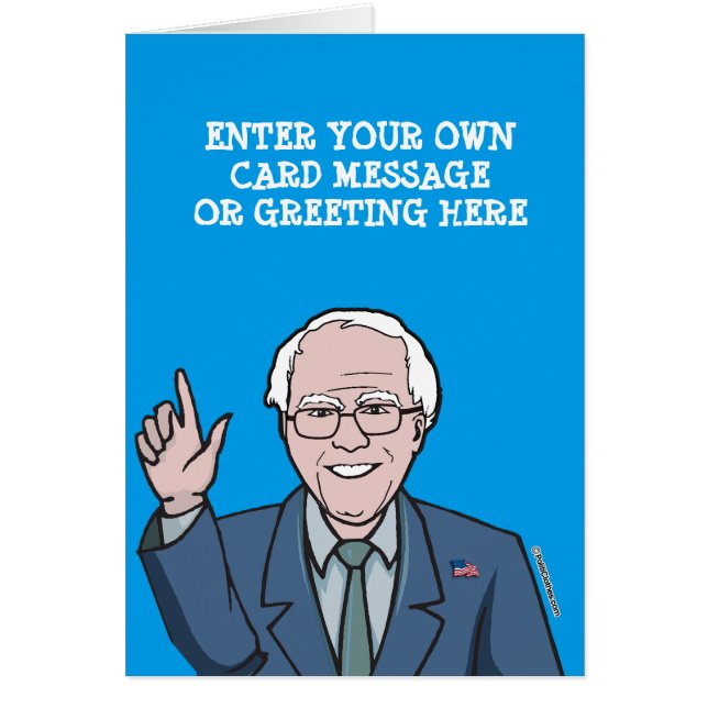 Bernie Sanders Cartoon (Front)