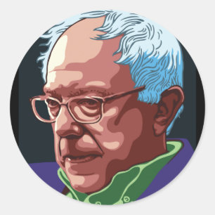 Bernie Sanders Classic Round Sticker
