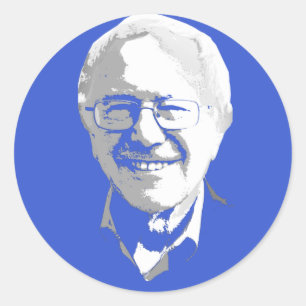 Bernie Sanders Classic Round Sticker