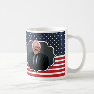 bernie sanders flag coffee mug