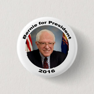 Bernie Sanders for President 2016 3 Cm Round Badge