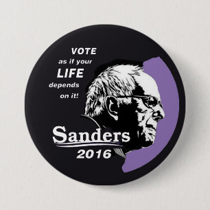 Bernie Sanders for President 2016 7.5 Cm Round Badge