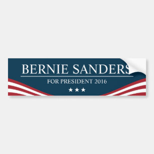 Bernie Sanders for President 2016 Modern Bumper Sticker