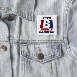 Bernie Sanders for President 2020 15 Cm Square Badge