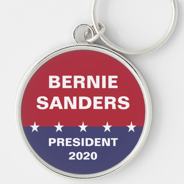 BERNIE SANDERS for President 2020 Key Ring (Front)