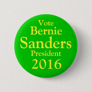 Bernie Sanders for President 6 Cm Round Badge