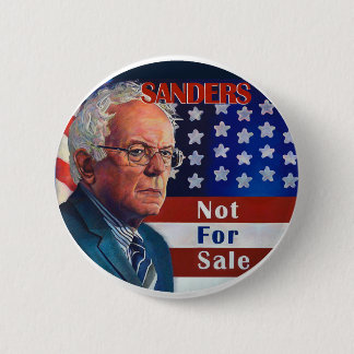 Bernie Sanders for President 6 Cm Round Badge