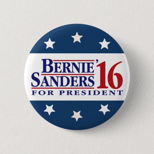 Image of Bernie Sanders For President 6 Cm Round Badge