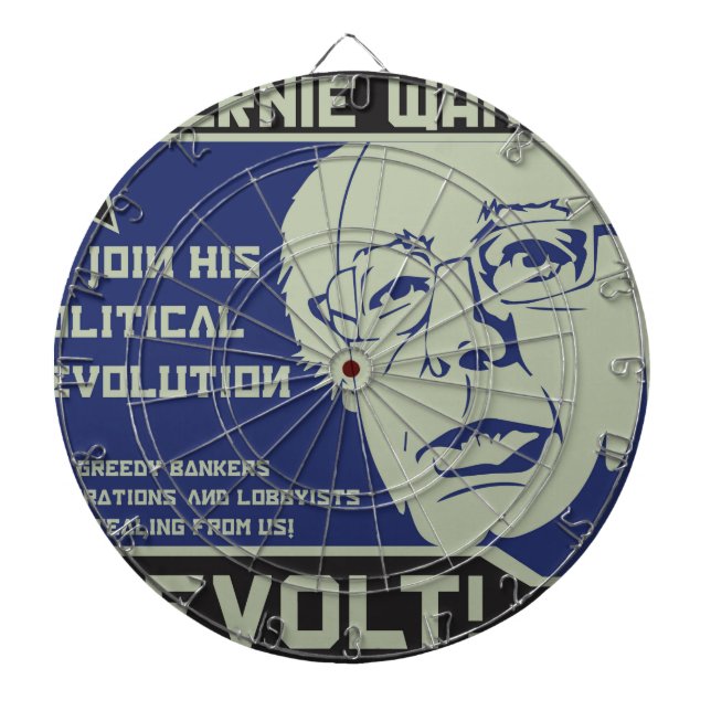 Bernie Sanders for President Dartboard (Front)