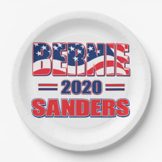 Bernie Sanders for President in 2020 Paper Plate
