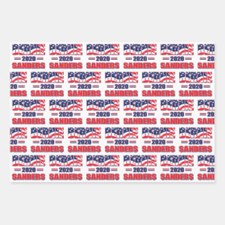 Bernie Sanders for President in 2020 Wrapping Paper Sheet