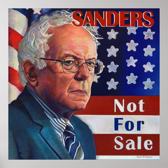 Bernie Sanders for President Poster (Front)
